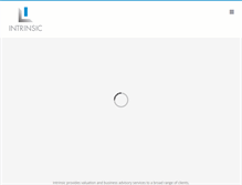 Tablet Screenshot of intrinsicfirm.com